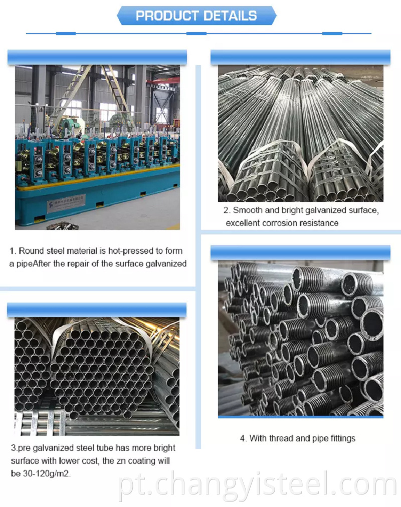 pipe galvanized steel